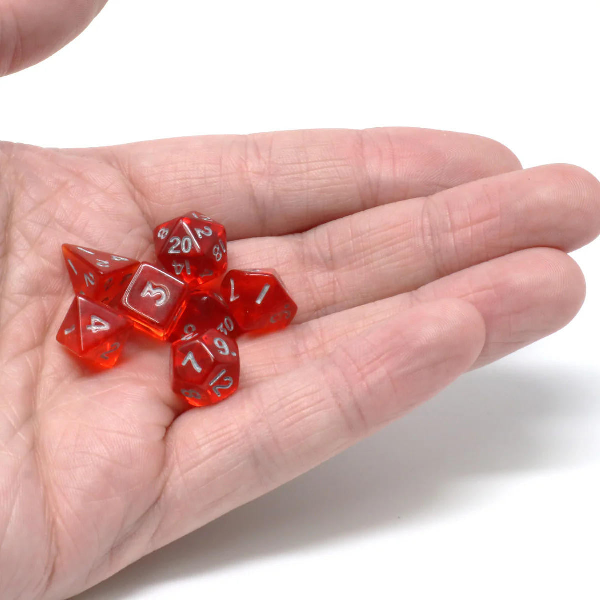 Die Hard Dice Critlings 7pc Mini RPG Set - Bright Blaze